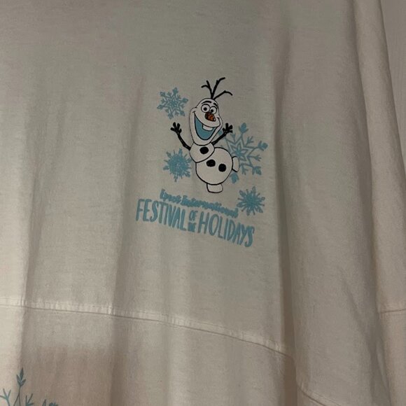Disney Parks XXL Festival of the Holidays Olaf Spirit Jersey - Picture 2 of 3